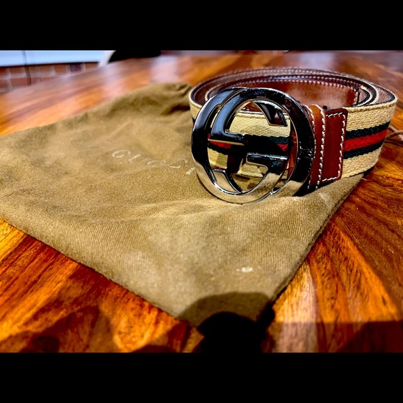 COPY - Authentic Gucci belt with GG buckle, size 95 - Picture 2 of 6